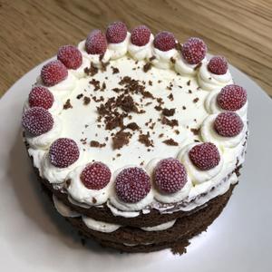 简单易做的巧克力生日蛋糕（6寸）的做法 步骤12