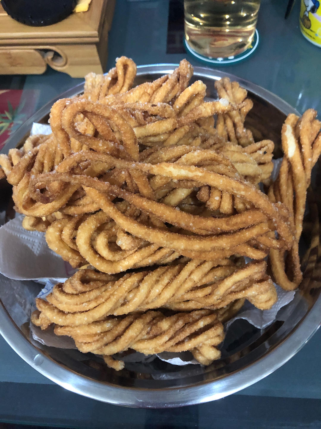 家庭版油炸小馓子（散子）