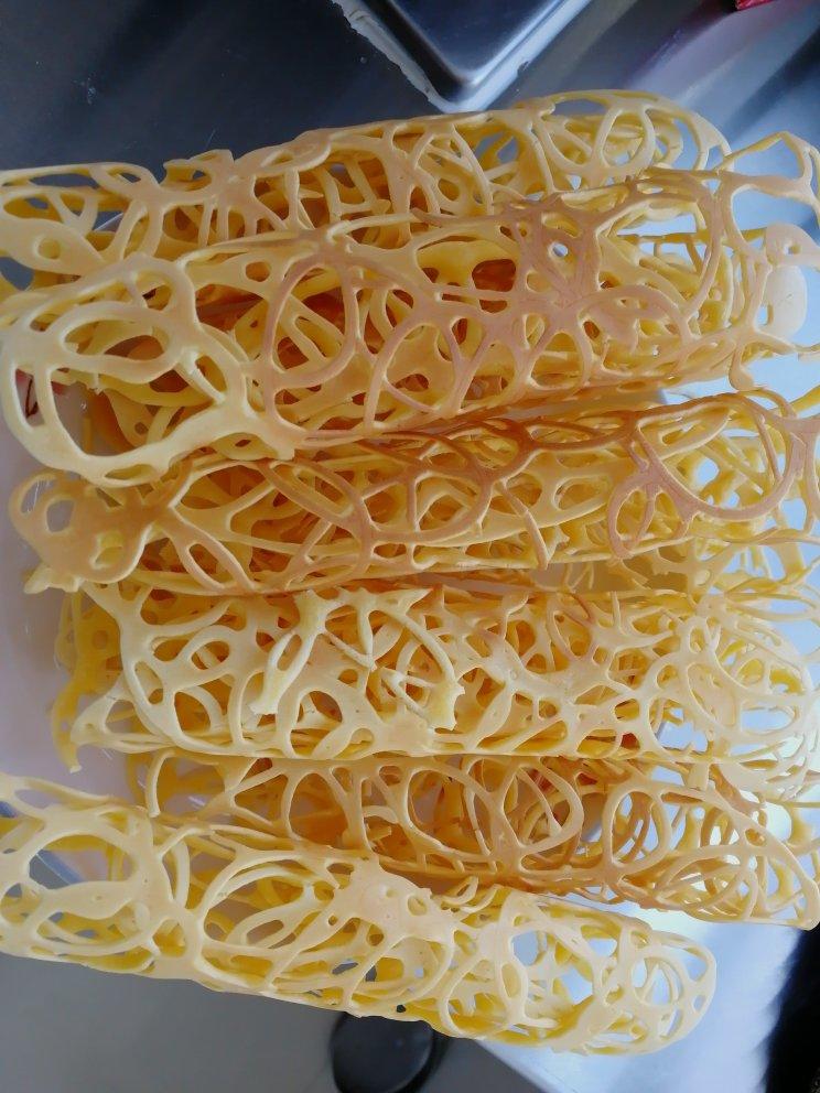 高颜值鸡蛋蕾丝网饼