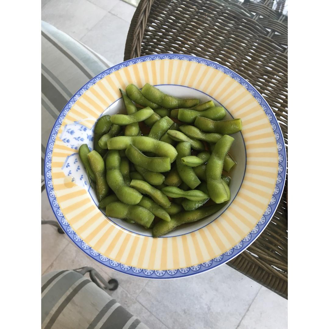 冰镇香糟毛豆