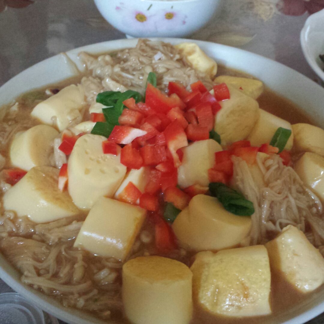 超级下饭菜--金针菇日本豆腐