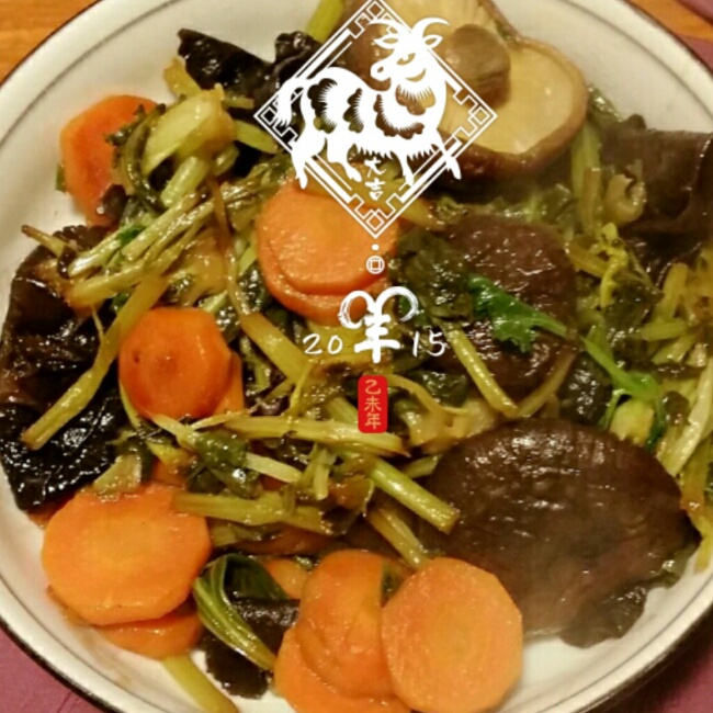 美味年菜〜〜金丝芥菜