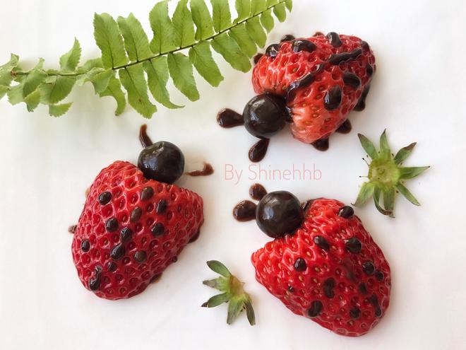 萌萌哒草莓小瓢虫的做法