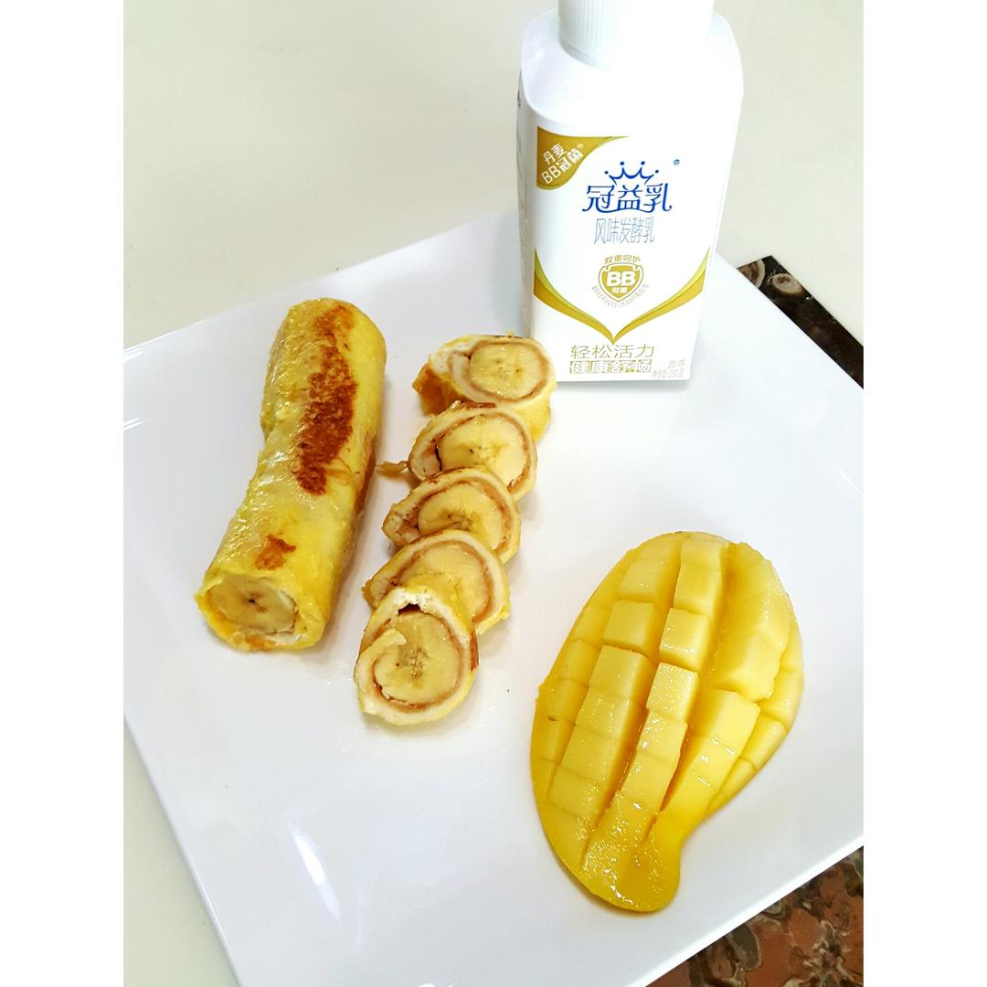 香蕉吐司卷