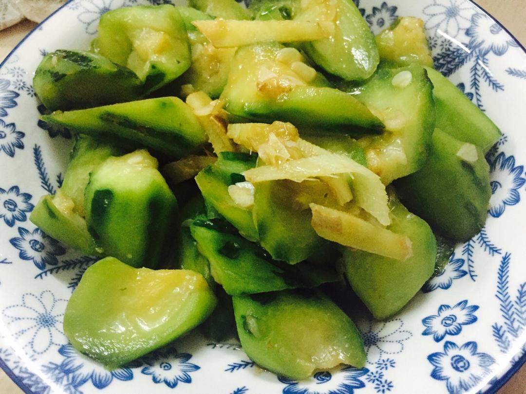 步骤图 蒜蓉炒胜瓜 的做法 蒜蓉炒胜瓜 的做法步骤 菜谱 下厨房