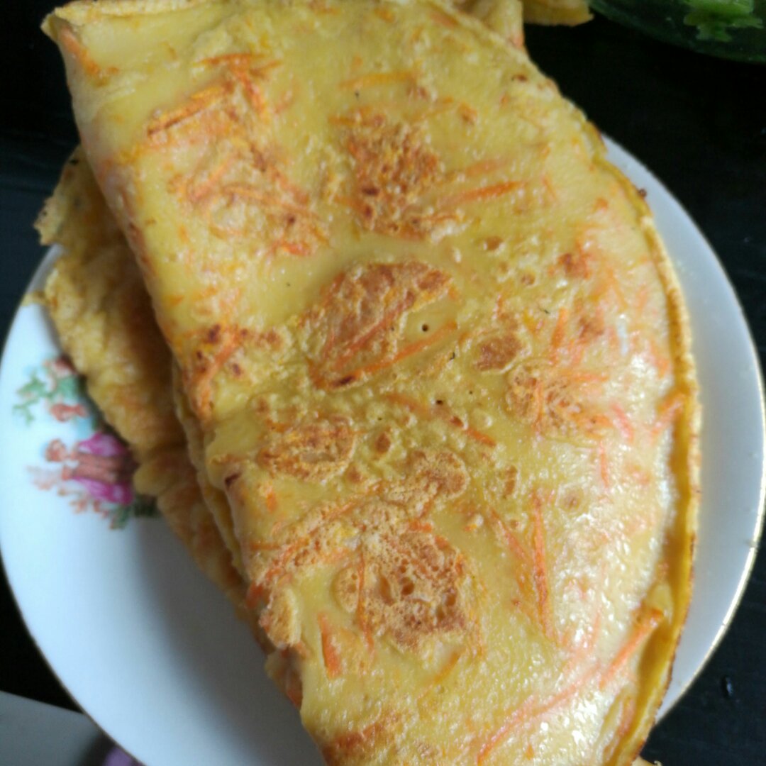 胡萝卜鸡蛋饼