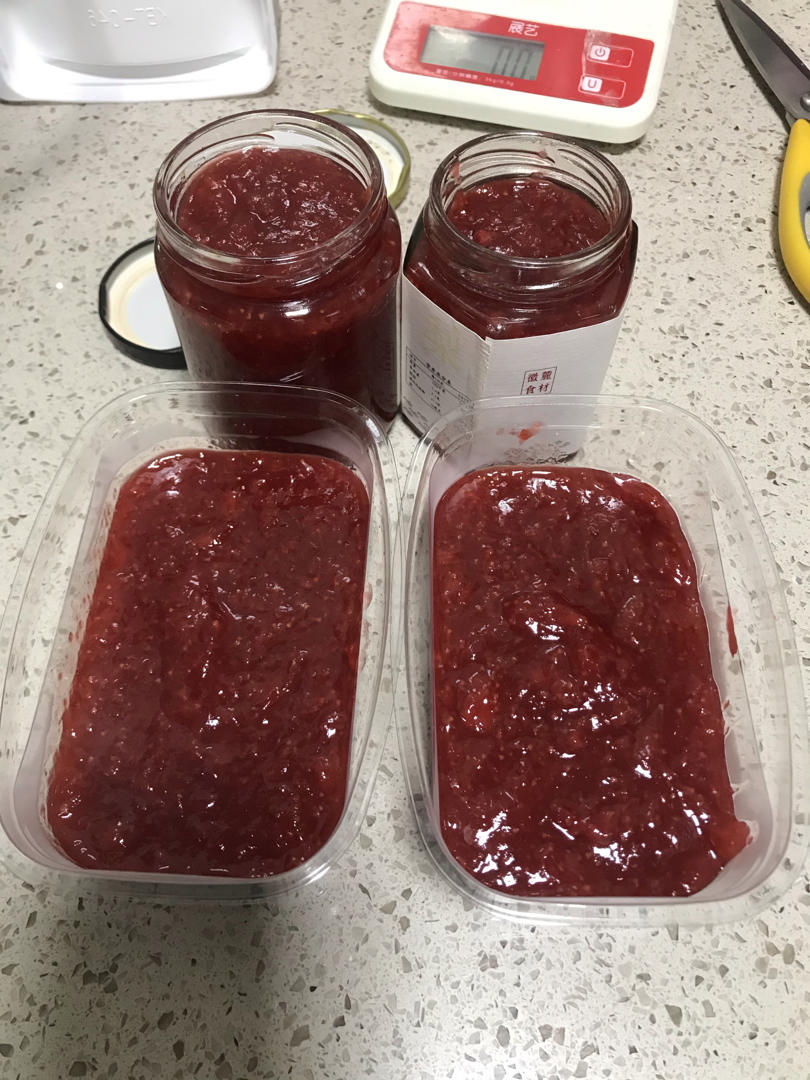 自制无添加草莓酱