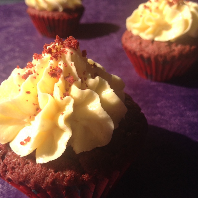 红丝绒杯子蛋糕