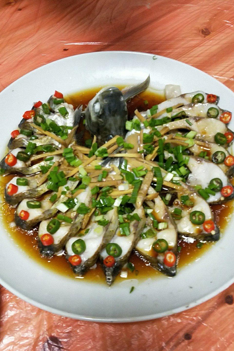 清蒸孔雀开屏鱼