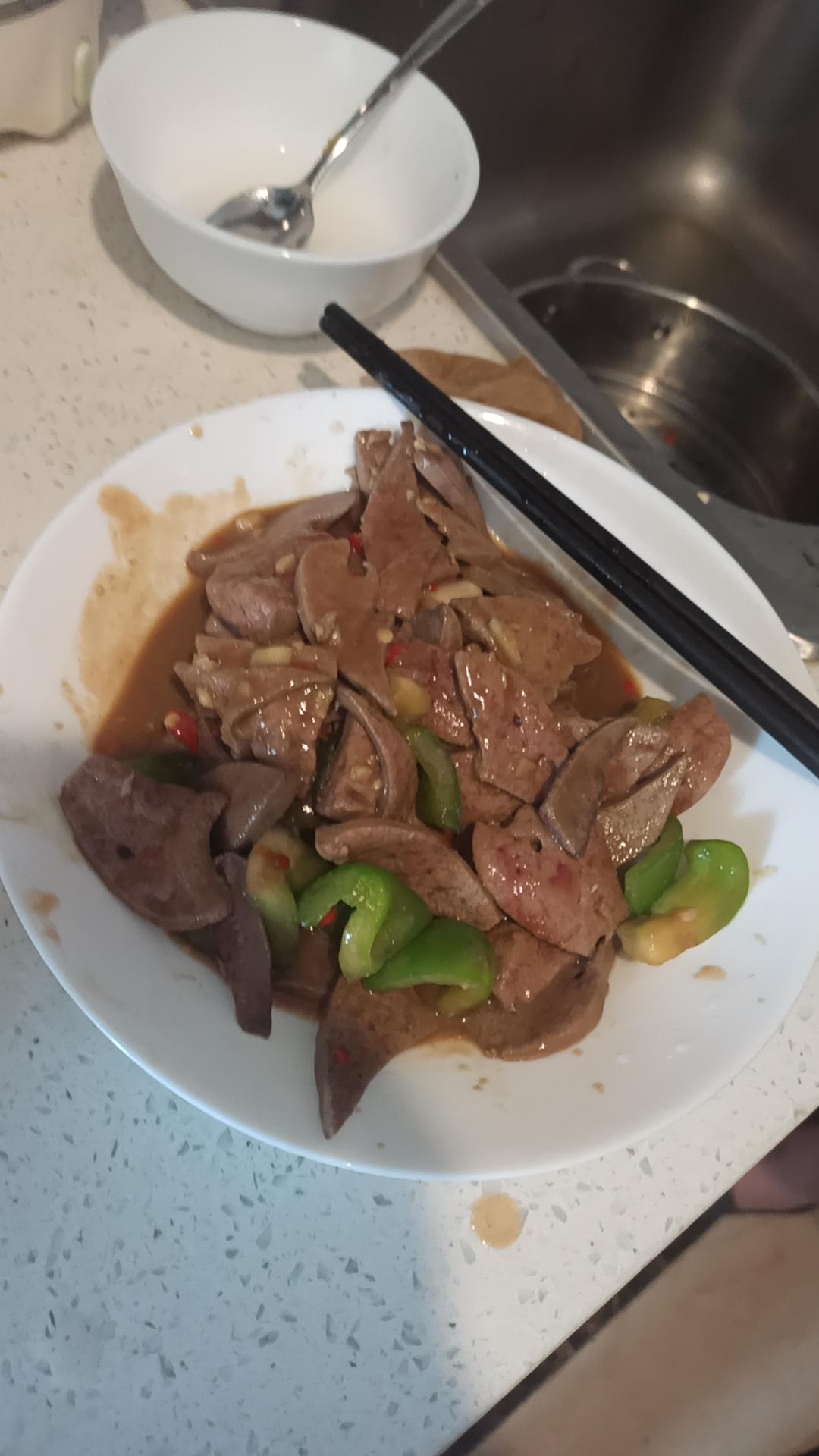 嫩炒猪肝