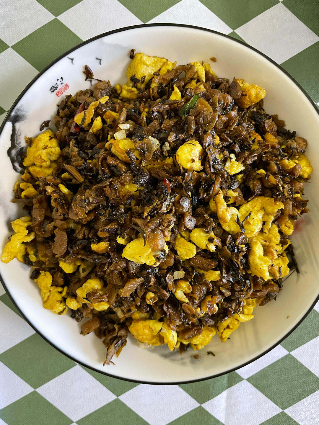 鸡蛋炒外婆菜(下饭菜)