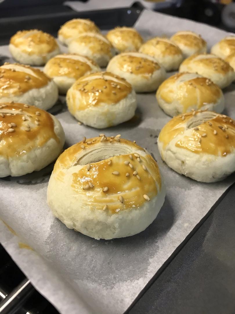 酥到掉渣的老婆饼 糯米馅（无需揉出膜）