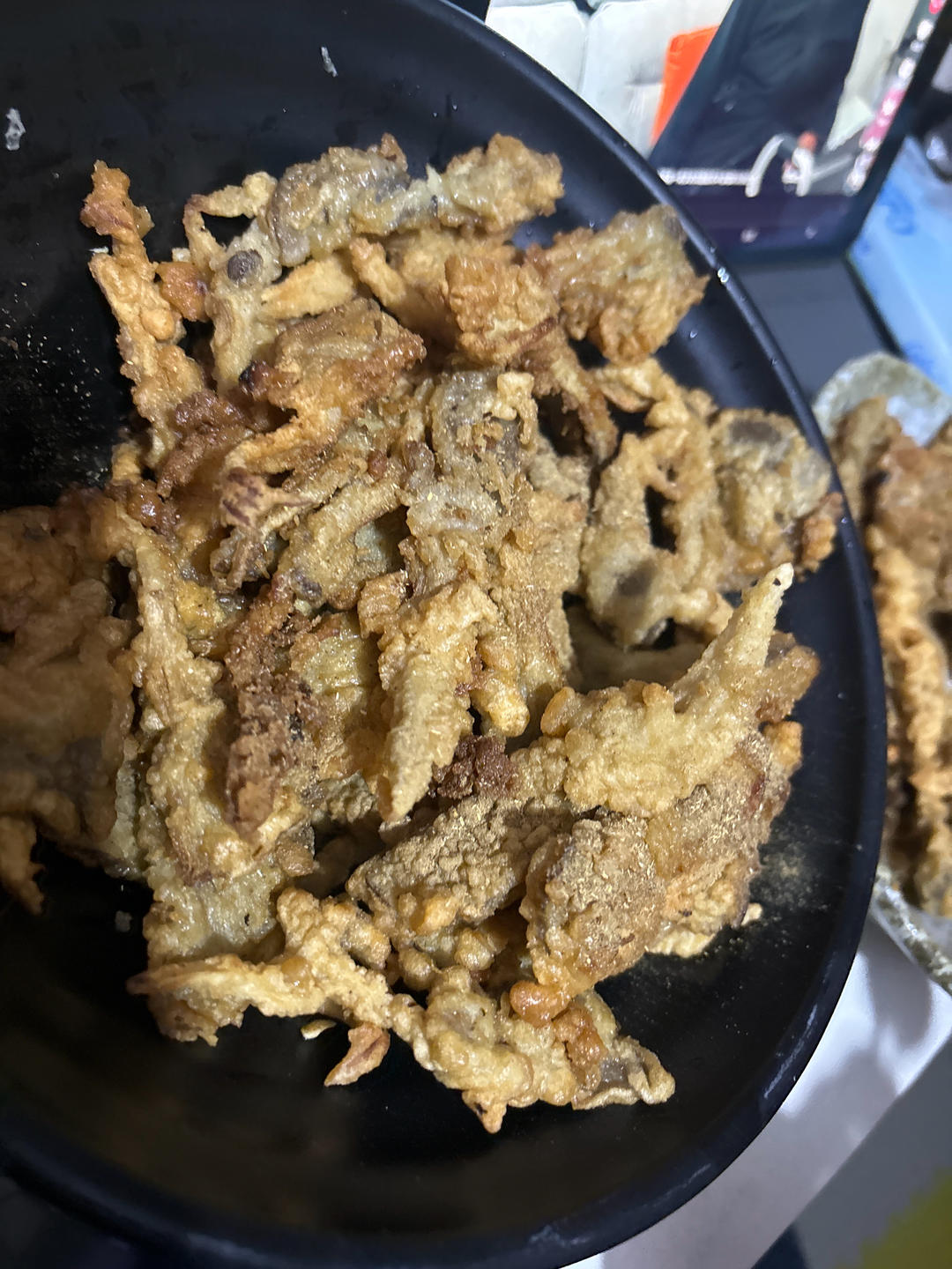 干炸蘑菇的做法，大人小孩都喜欢