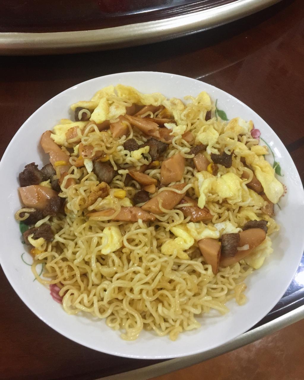 炒方便面