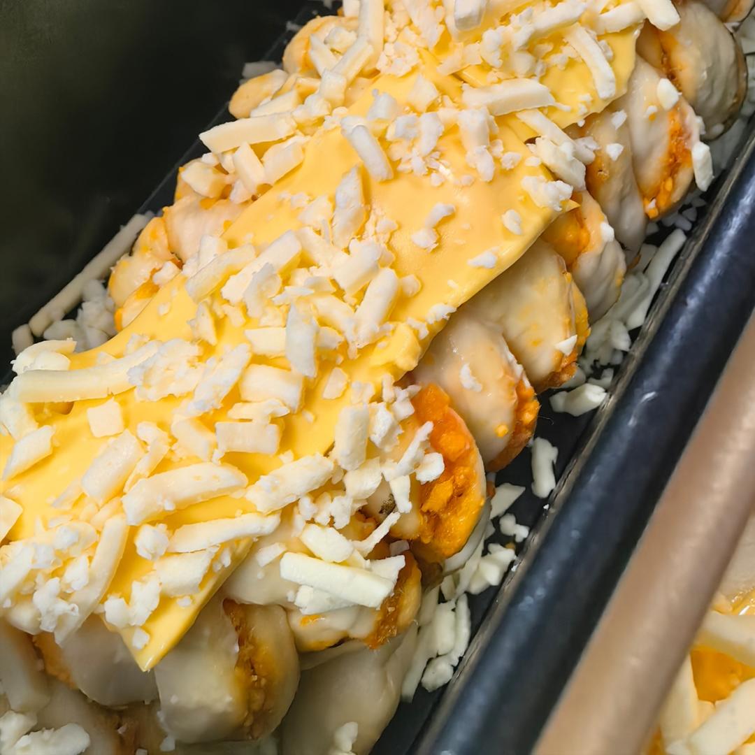 肉松吐司【超多料香爆马苏里拉】