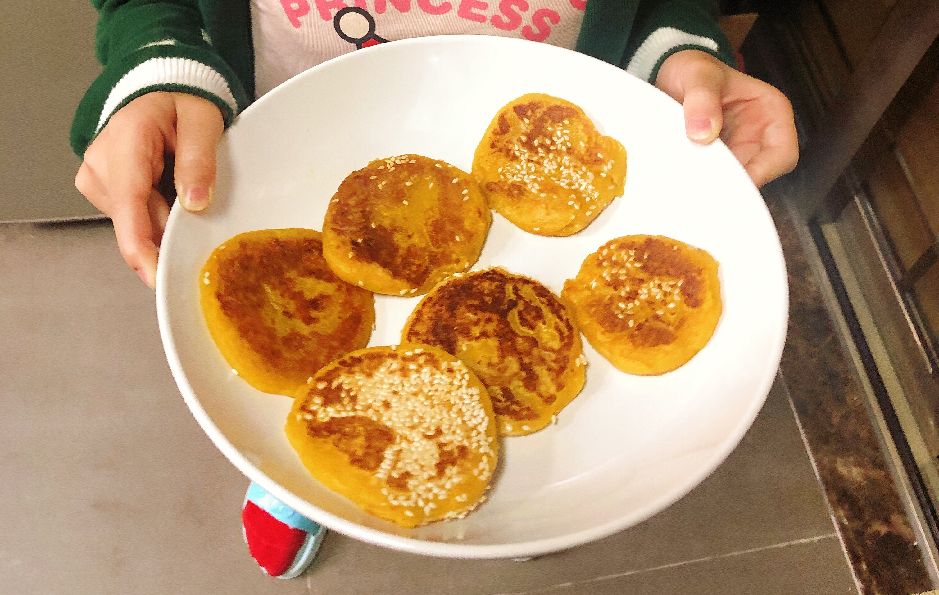 孩子都能做的无糖健康地瓜饼的做法