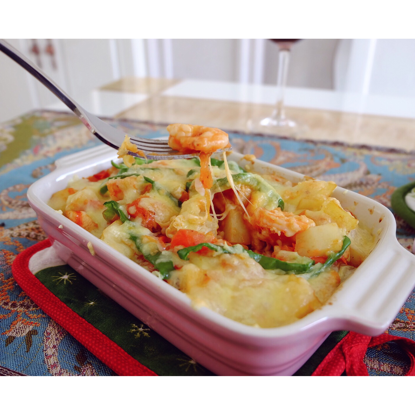 番茄鸡肉浓情焗饭【两人份】