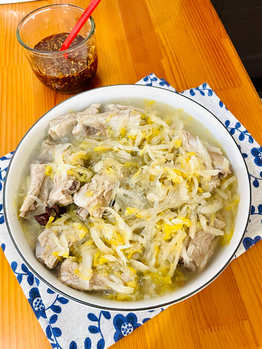 东北酸菜炒粉条（渍菜粉）/附：炖酸菜