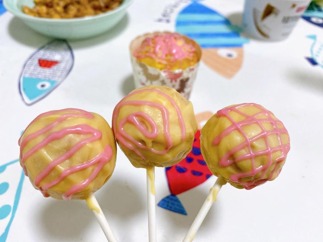 轻松满模的无添加棒棒糖蛋糕胚