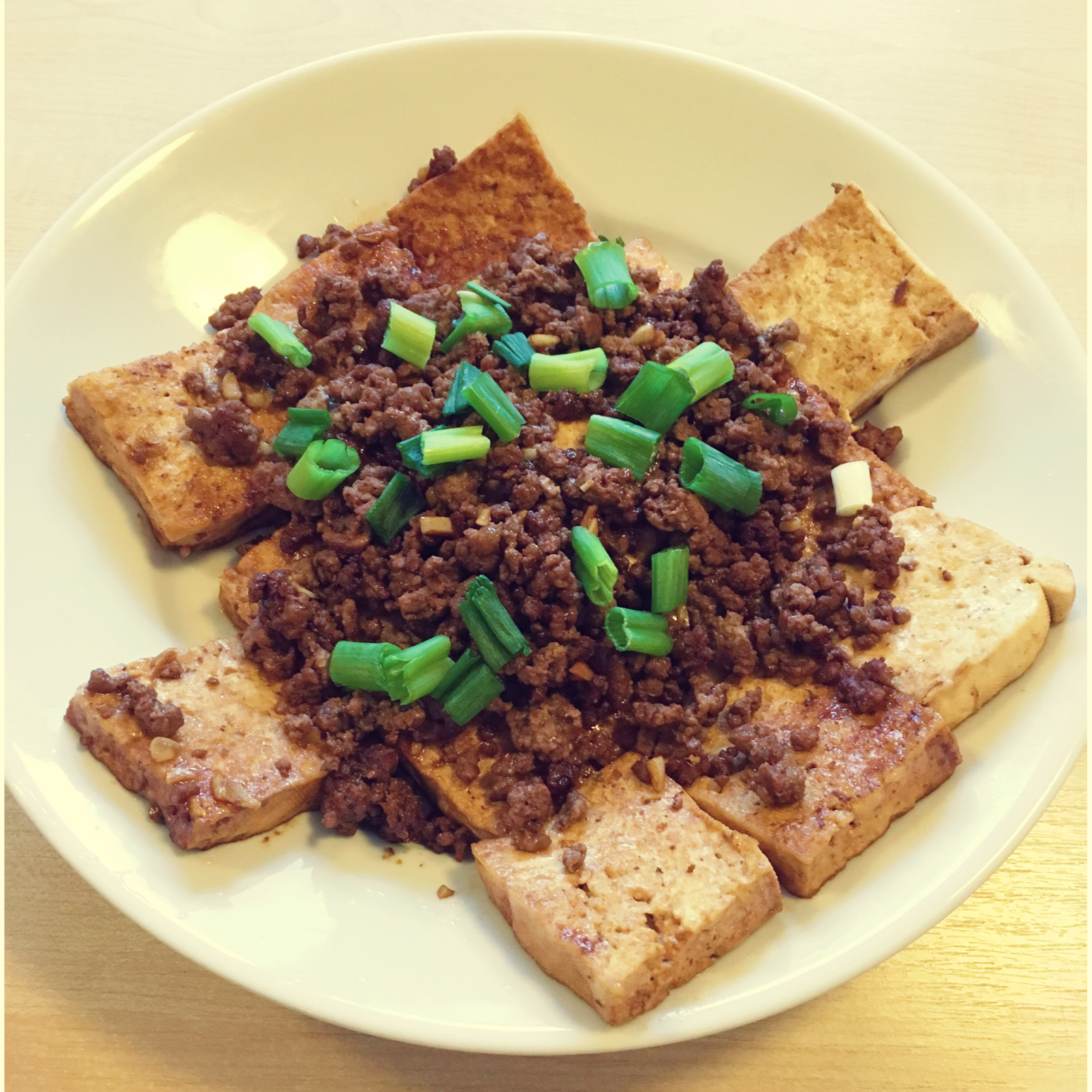 肉末烧豆腐