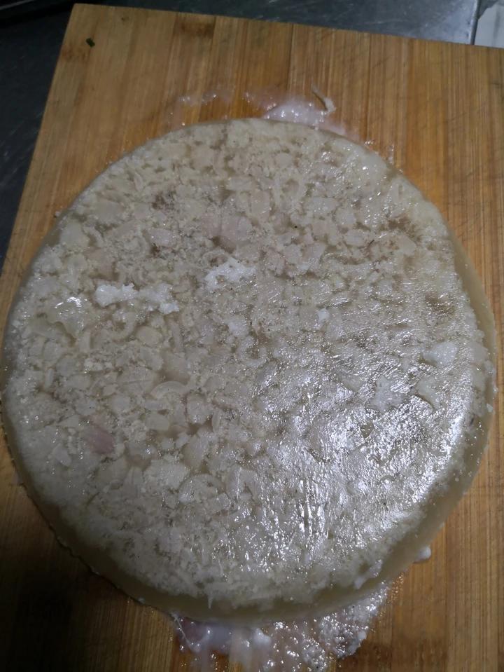 晶莹剔透皮肉冻