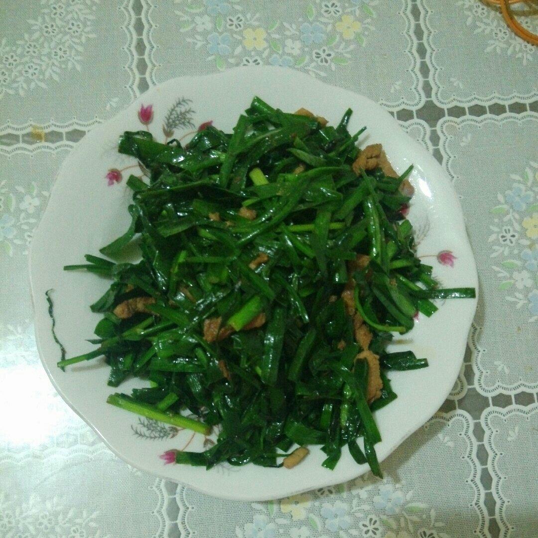 韭菜炒肉丝