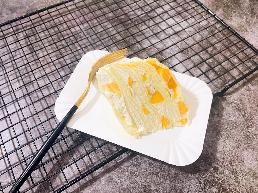 芒果千层蛋糕，100%成功告别煎皮无能