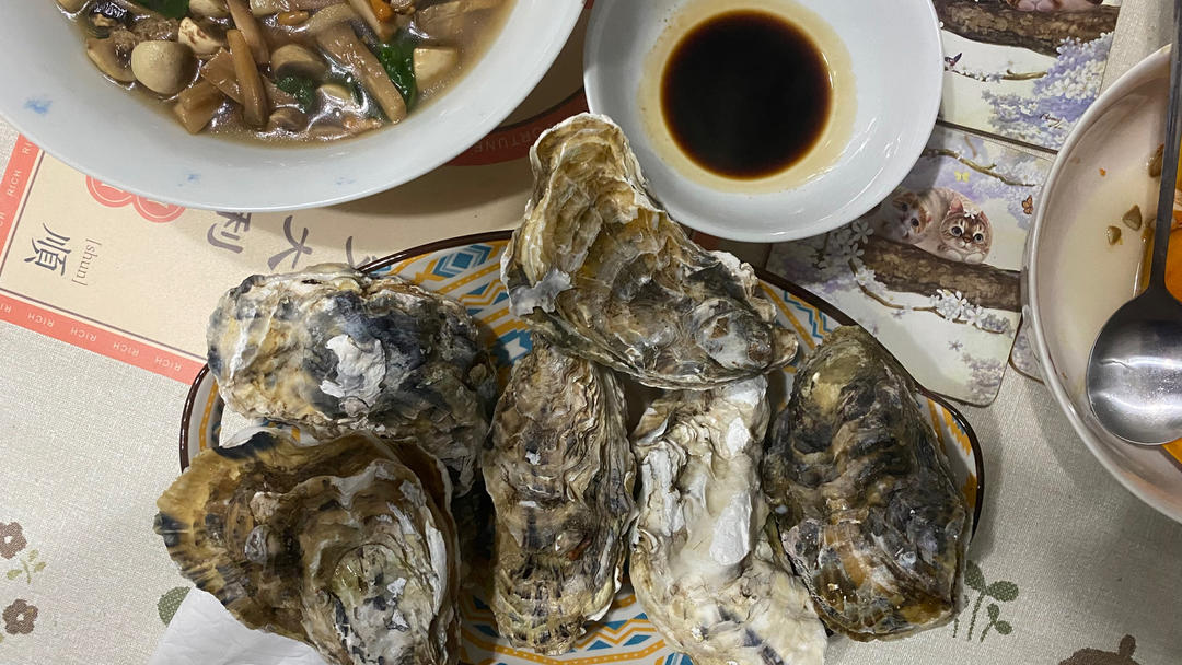 清蒸生蚝