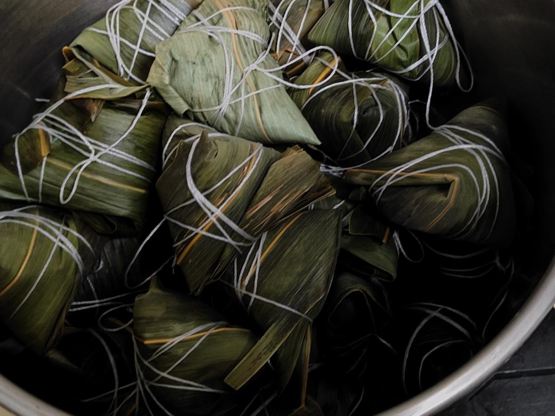 包粽子煮粽子全过程