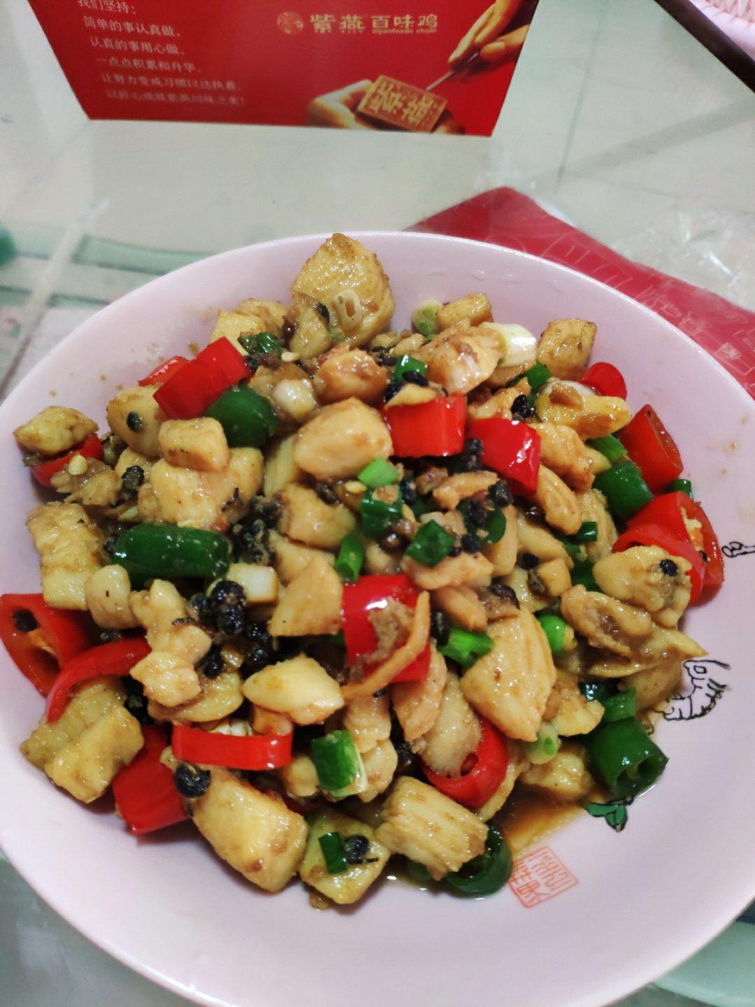 麻辣过瘾双椒鸡捞面