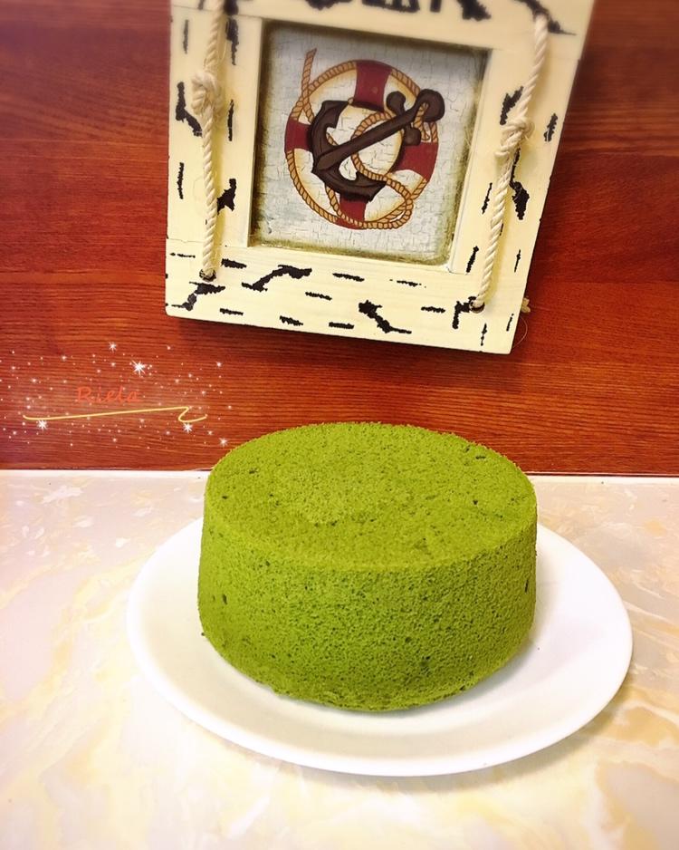 细腻绵软抹茶红豆戚风【附蜜红豆分布均匀小技巧】