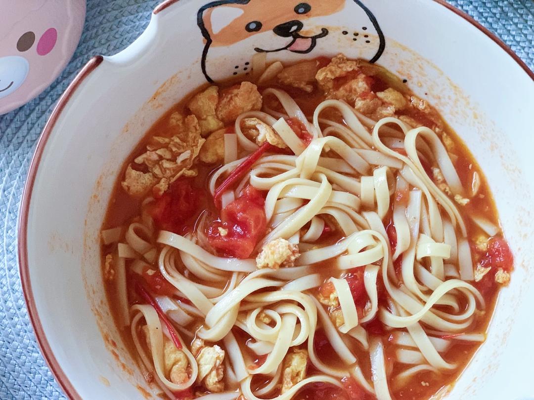 超好吃的番茄蛋面🍅