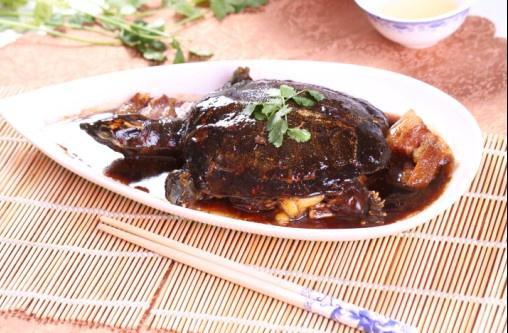 林志鹏自动烹饪锅烹制红焖甲鱼-捷赛私房菜的做法