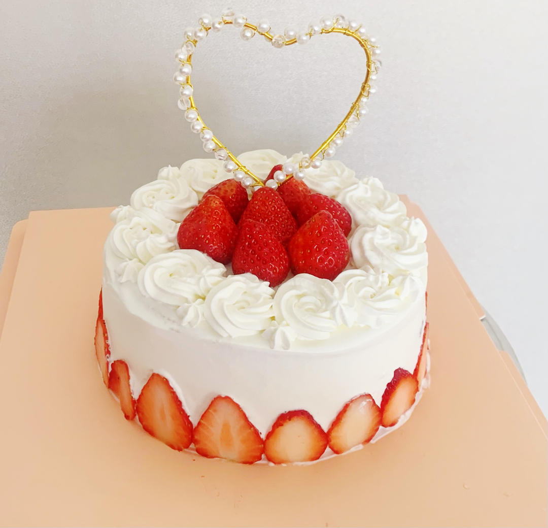 超级简单的味多美同款生日蛋糕（6寸），新手也能高度还原