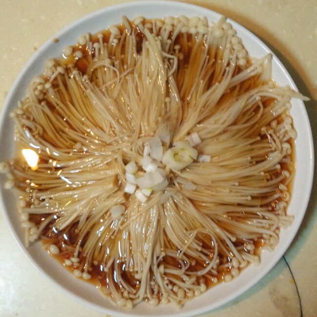 油泼金针菇