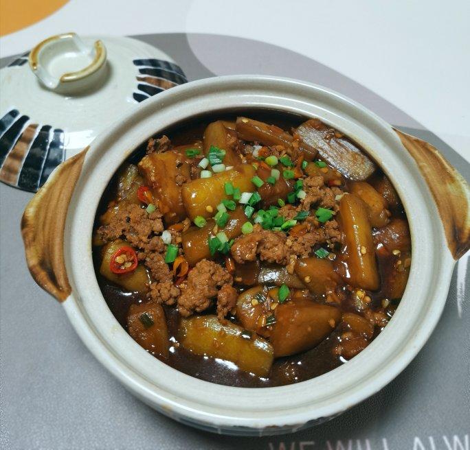 开胃下饭菜！巨简单的家常鱼香茄子煲