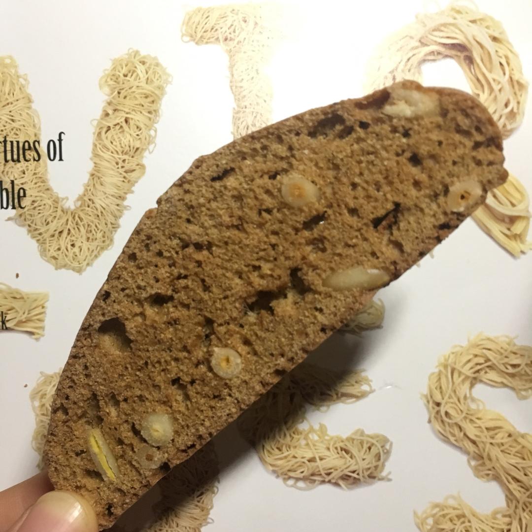 无油杏仁巧克力意式脆饼丨健康·零食（附7个意式脆饼成功要点）