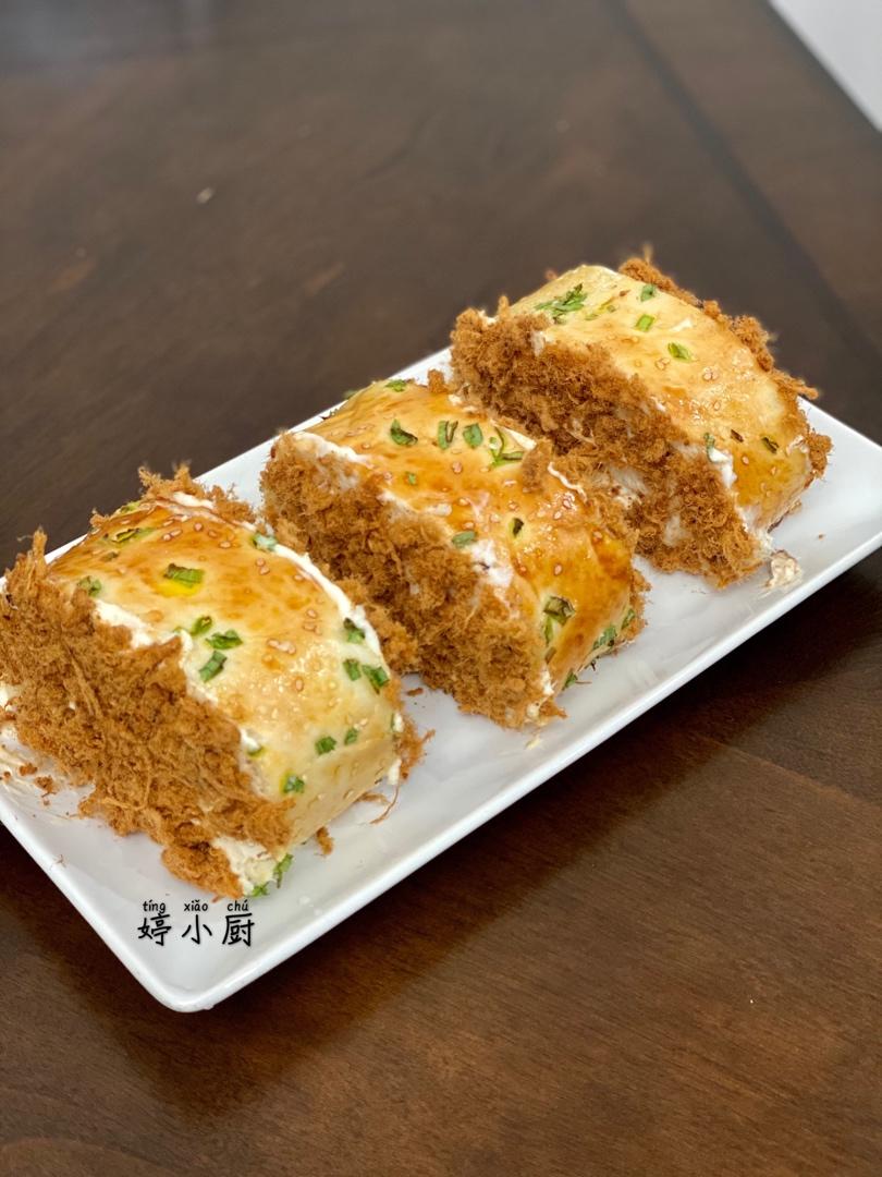 回忆的味道---肉松面包卷