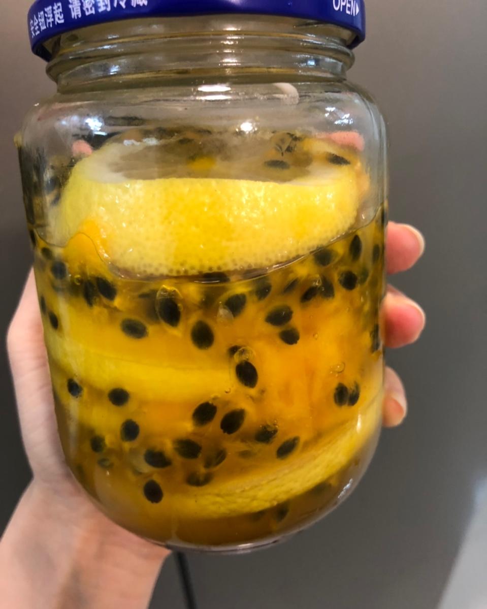 百香果柠檬冰糖蜂蜜