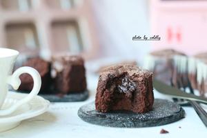 熔岩巧克力蛋糕的做法 步骤17