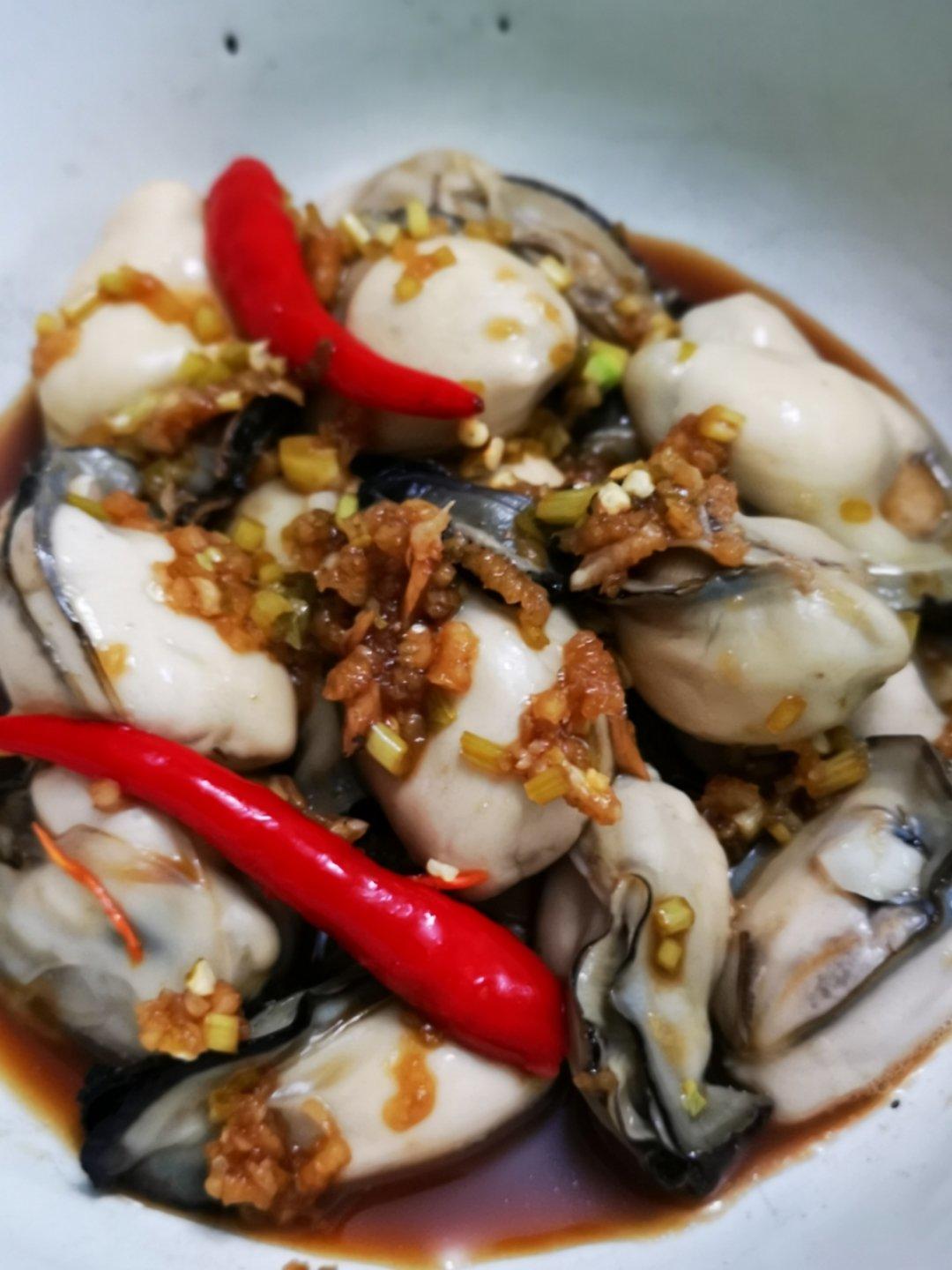 清蒸生蚝