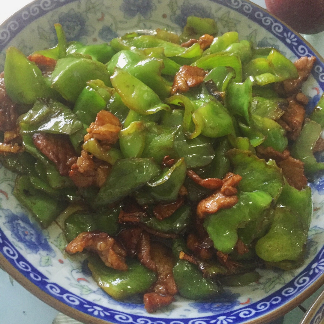 青椒炒肉丝