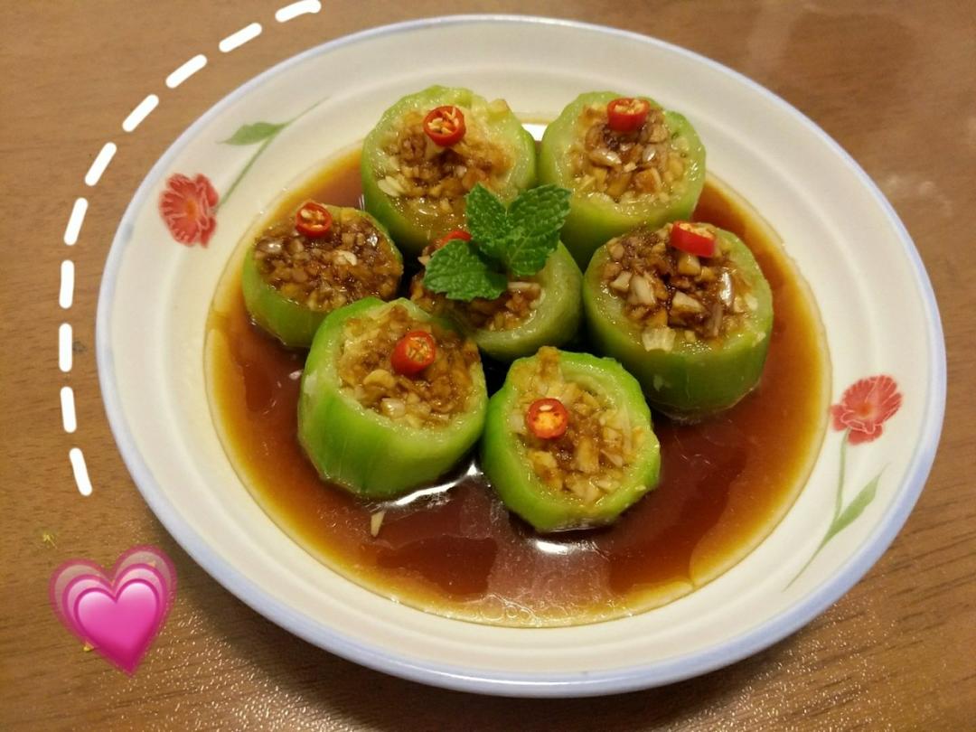 蒜蓉蒸丝瓜