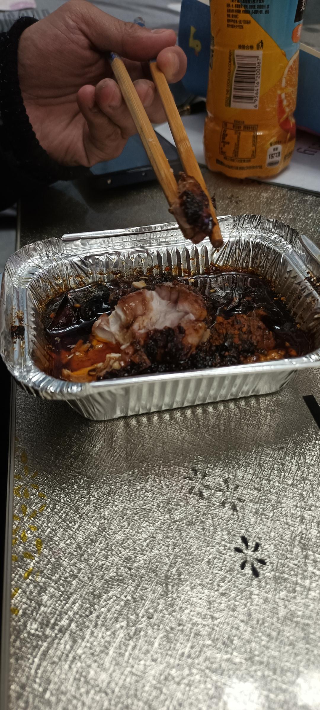 锡纸烤脑花-跟烧烤店一个味！