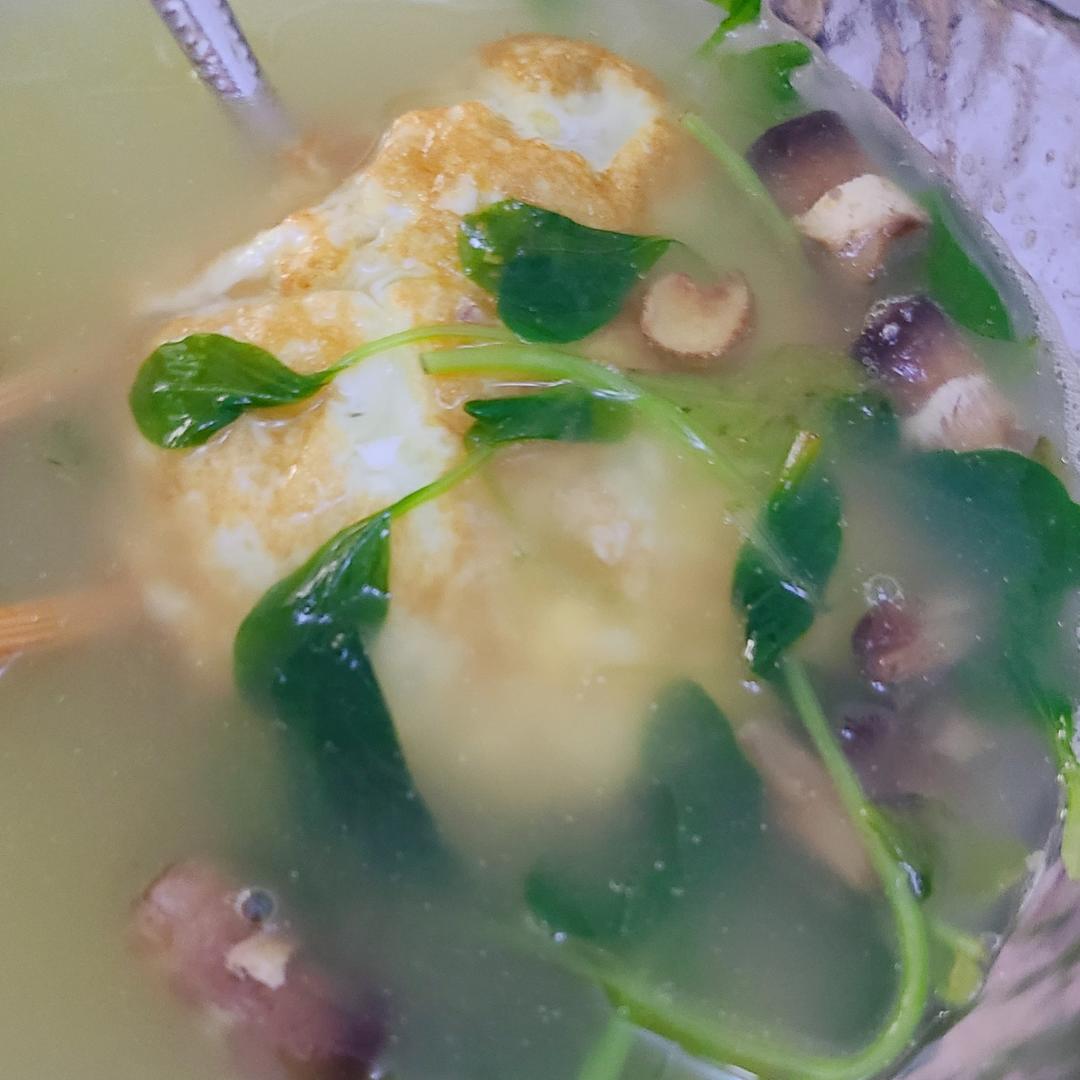 快手汤｜青菜鸡蛋汤