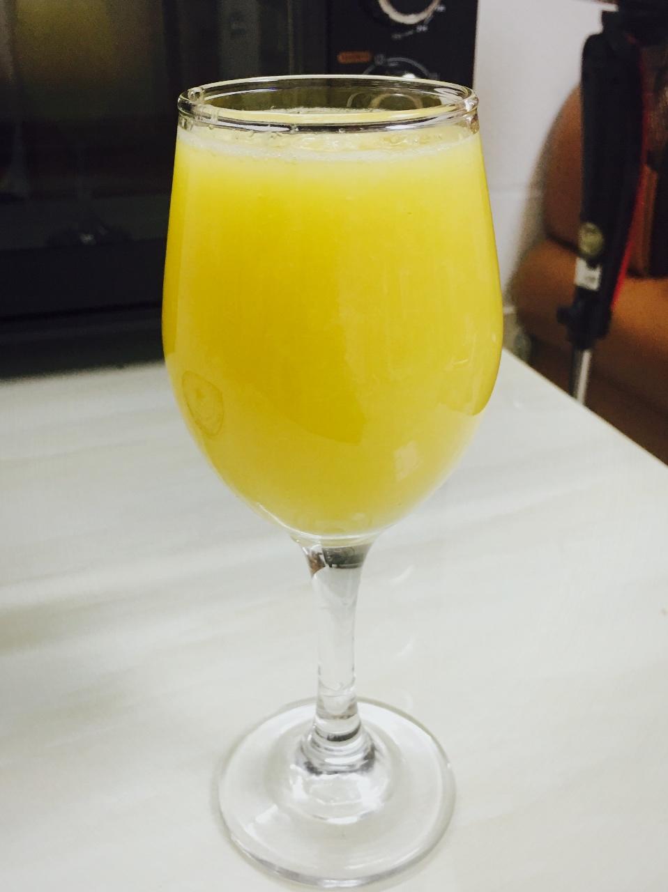 早村道做的预防流感的柳橙雪梨汁