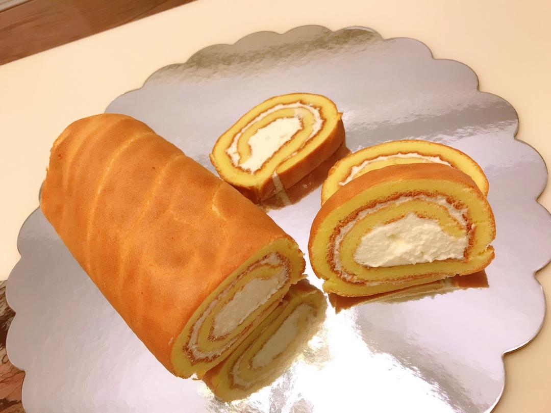 轻松出毛巾底的瑞士卷~never fail