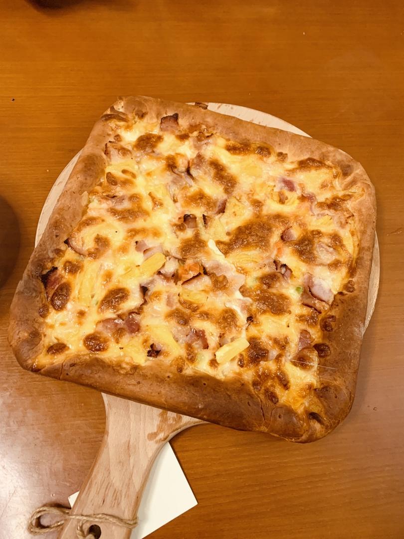 简单又好吃的8寸芝心披萨（含松软饼皮做法）