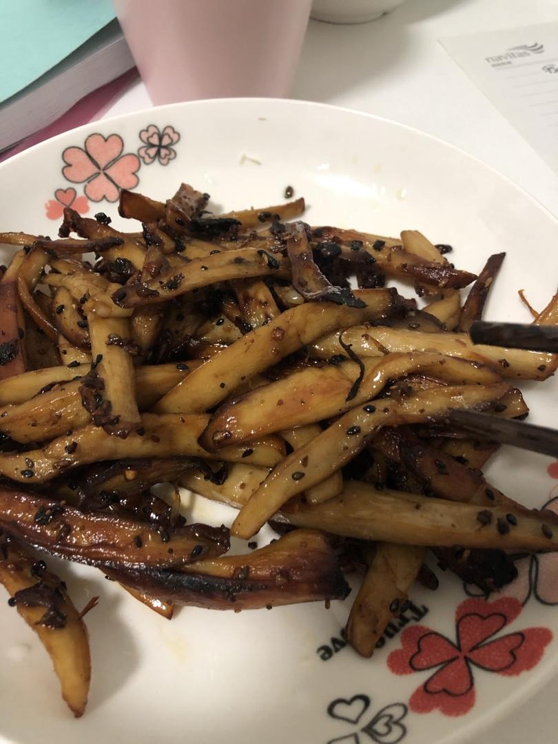 干煸手撕杏鲍菇