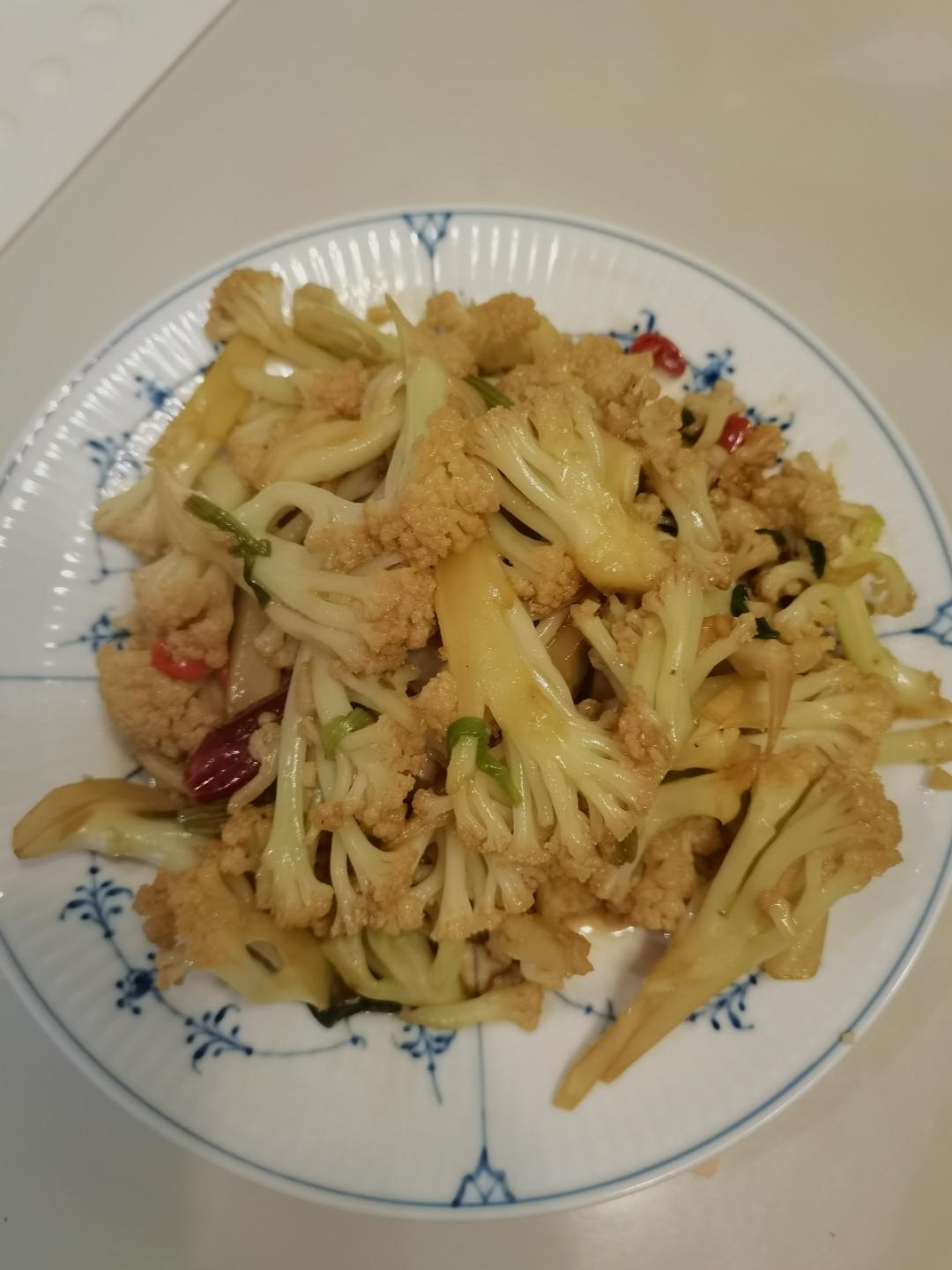 和饭店一个味道的干锅花菜